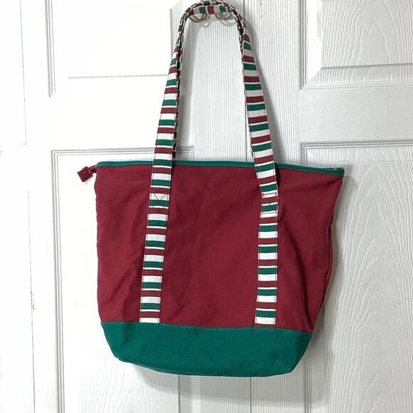 Walt Disney World Tote Disney Christmas Canvas Tote Mickey And Minnie Clause - Picture 3 of 9